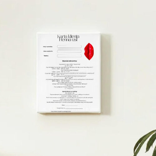 Karty klienta Henna Lips A4